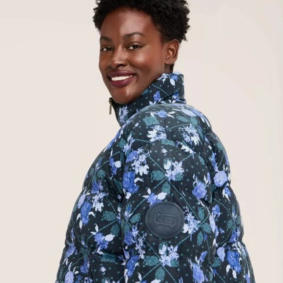 NWT Woolrich x Target Floral Puffer Jacket - Picture 4 of 10